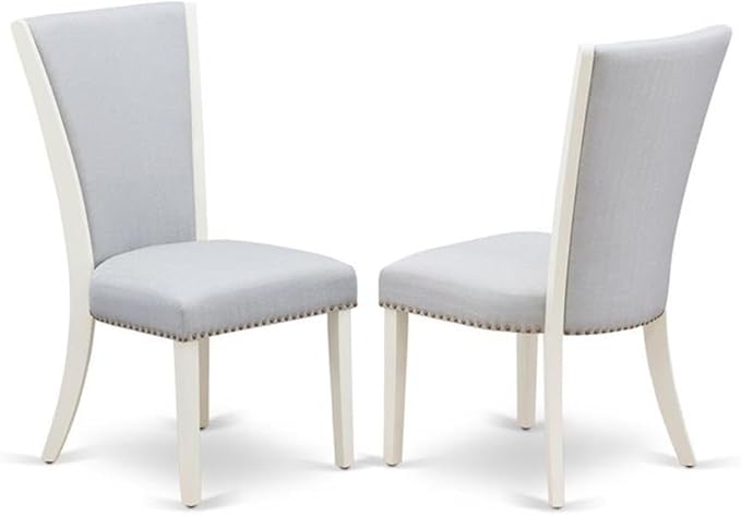 East West Furniture V027VE005-6 6 Piece Dining Table Set Contains a Rectangle - Image 4