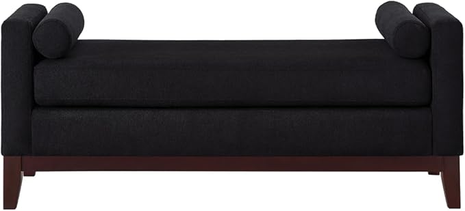 24KF Large Upholstered Boucle Fabric Ottoman - Image 7