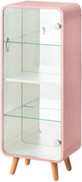 PaletteLife Figurine-Case 4 Tiers Collection-Case Mirror-Backboard Woodgrain by PaletteLife