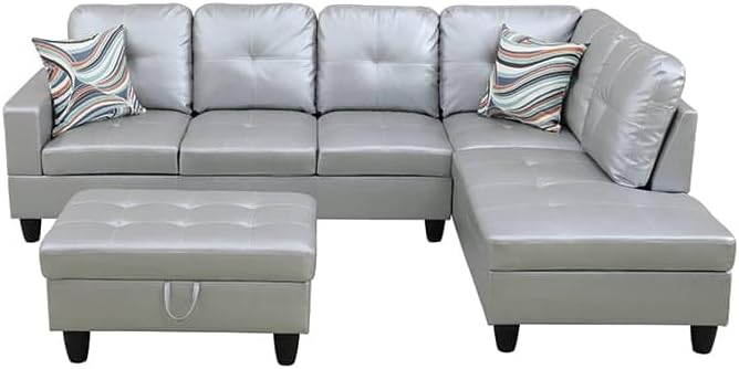 NicBex Sectional Couch 3 Pieces Sofa Set - Image 3