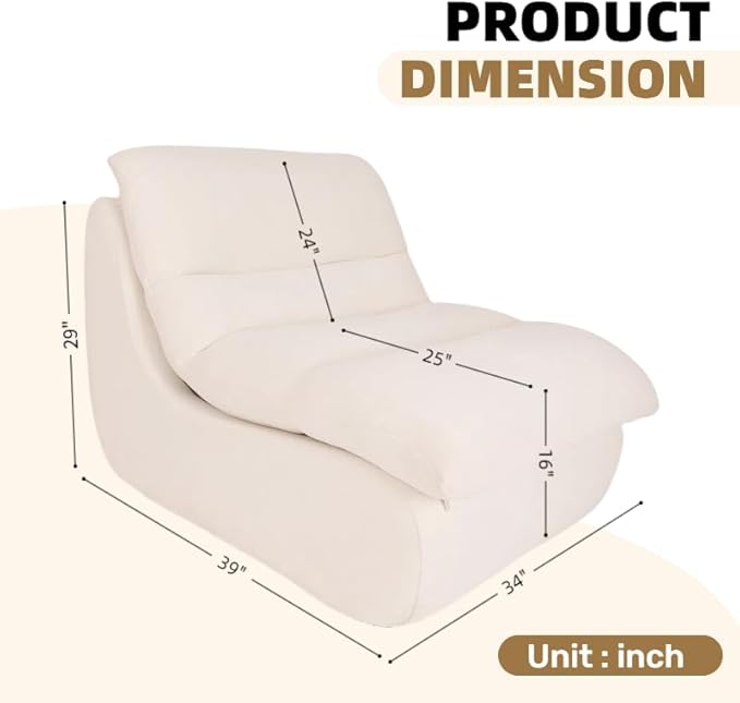 Bean Bag Chair - Memory Foam Bean Bag Chair - Image 3