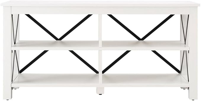 Henn&Hart Rectangular TV Stand for TV's up to 55" in White, TV Stands for the - Image 6