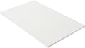 Kaboon 36x20 inch White Table Top Universal, Solid One-Piece Desktop, by Kaboon