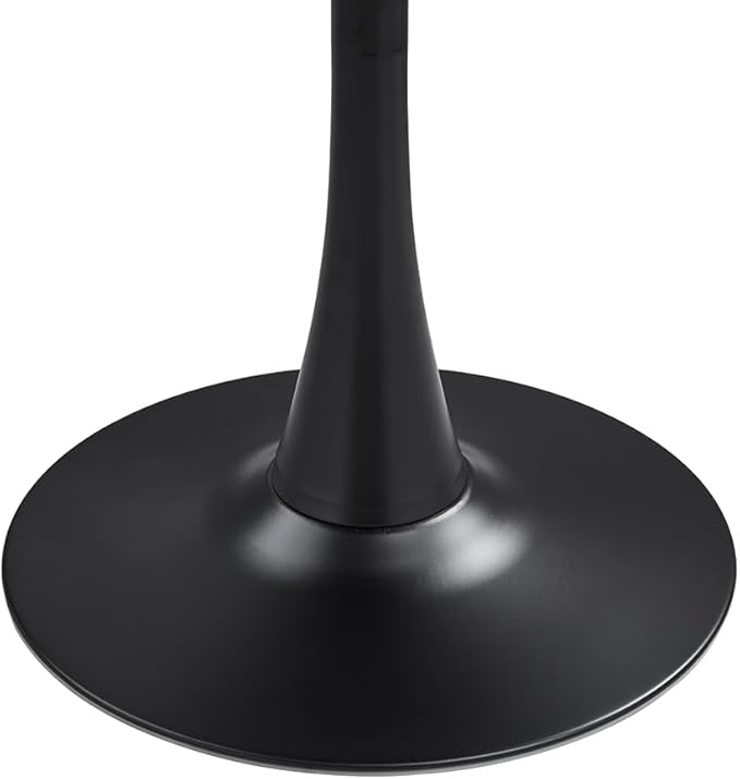 27.3" Tulip Dining Table, Mid-Century Modern Style, Round MDF Top - Image 5