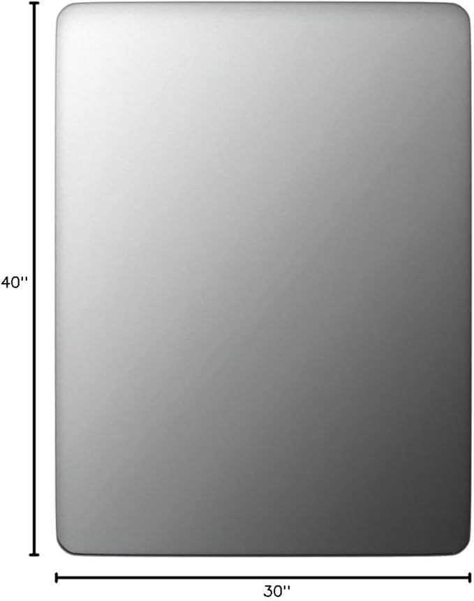 ANDY STAR 30”x40”Brushed Nickel Mirror - Image 10