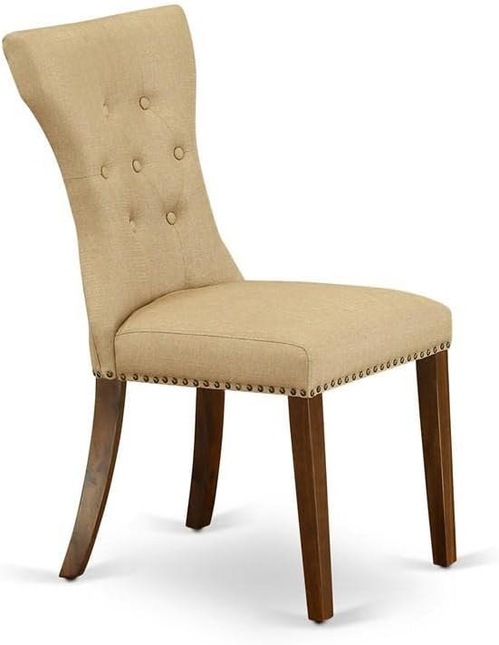 East West Furniture GAP8T03 Gallatin Parson Dining Chairs - Image 5