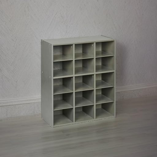 ECR4Kids Streamline 15 Cubby Tray Storage Cabinet, Classroom Furniture - Image 2
