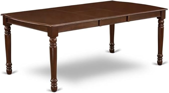 East West Furniture DOVE7-MAH-47 7 Piece Dining Table Set Consist of a - Image 3