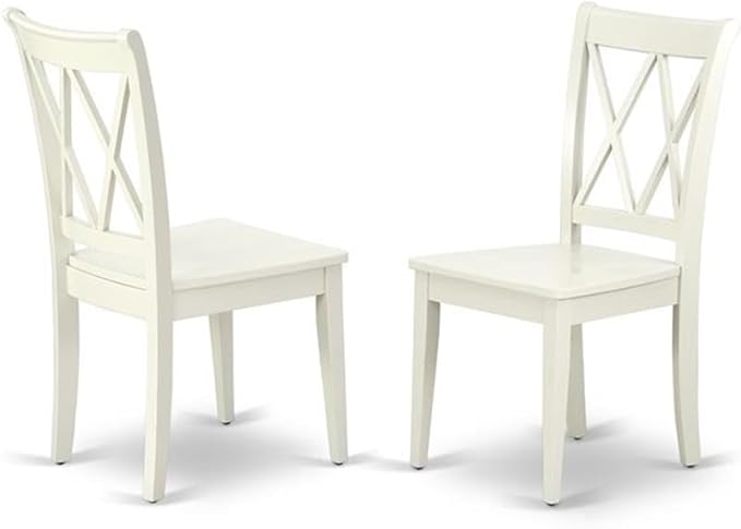 East West Furniture DOCL7-LWH-W 7 Piece Modern Dining Table Set Consist of a - Image 4