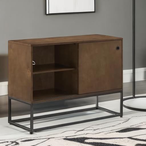Crosley Furniture Byron Media Console and Record Player Stand - Image 5