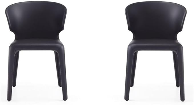 Manhattan Comfort Conrad Mid Century Modern Dining Chairs Woven Tweed by ManhattanComfort