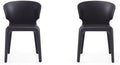 Manhattan Comfort Conrad Mid Century Modern Dining Chairs Woven Tweed by ManhattanComfort