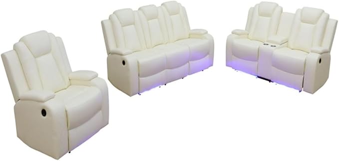 Electric Power Recliner Chair/Loveseat/Sofa Living Room, Comfy Home Theater by Unknown