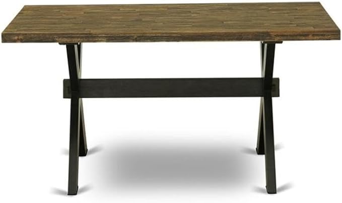 East West Furniture XT676 X-Style Dining Room Table - Image 3