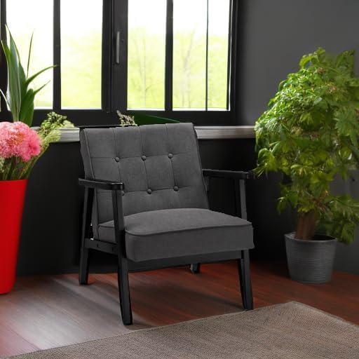 SONGMICS Accent Leisure Chair, Mid-Century Modern Arm Chair - Image 6