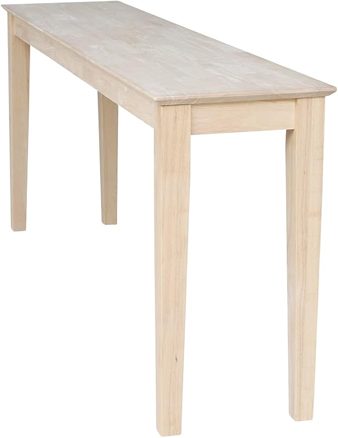 Solid Wood Extended Length Shaker Console Table - Image 7