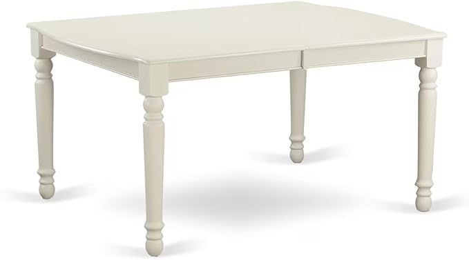 East West Furniture DOIP7-LWH-W 7 Piece Dining Table Set Consist of a Rectangle - Image 6