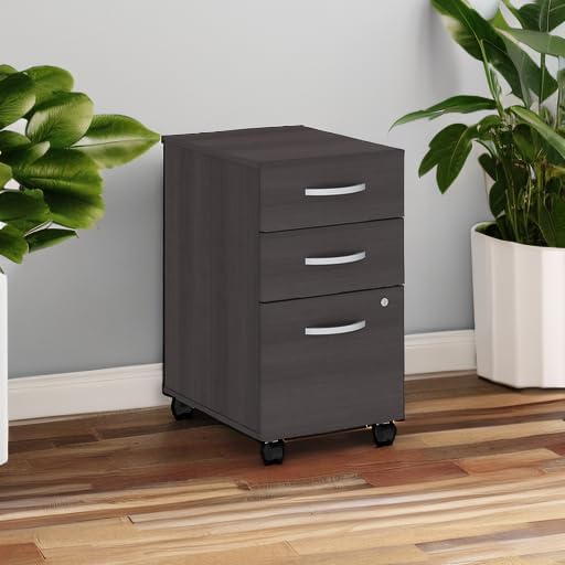 Bush Business Furniture Studio C 3 Drawer Mobile File Cabinet-Assembled - Image 5