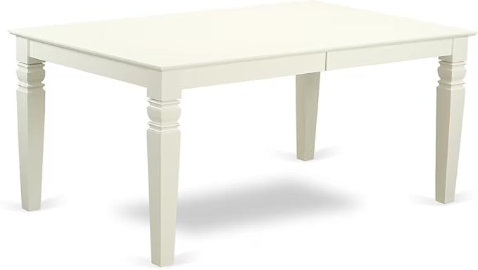East West Furniture LGAB5-LWH-64 5 Piece Dining Table Set Includes a Rectangle - Image 6