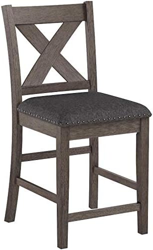 Signature Design by Ashley Caitbrook Rustic 24.63" Counter Height Upholstered - Image 8