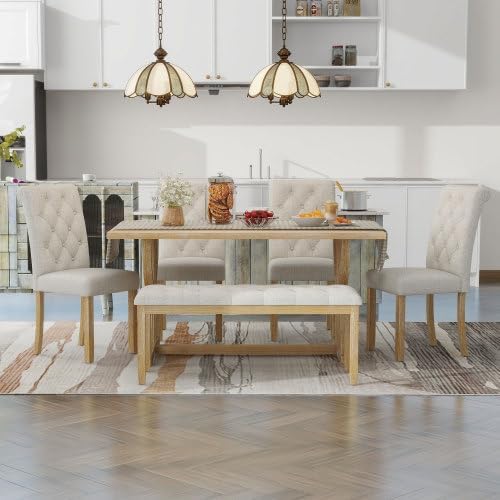 SogesHome 6-Piece Dining Table Set - Image 8