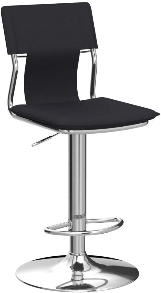 Sidanli Swivel Barstools Set of 2, Adjustable Barstools Set of 2，Faux Leather - Image 6
