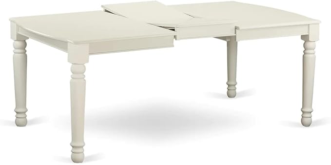 East West Furniture DOT-LWH-T Dover Modern Kitchen Table - Image 4