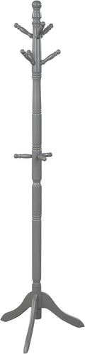 Tangkula Wood Coat Rack Freestanding, Entryway Height Adjustable Coat Stand by TANGKULA
