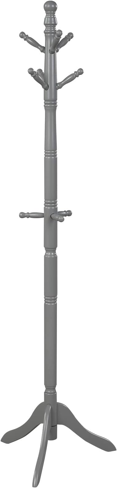 Tangkula Wood Coat Rack Freestanding, Entryway Height Adjustable Coat Stand by TANGKULA