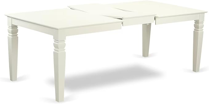 East West Furniture LGAB7-LWH-64 7 Piece Modern Dining Table Set Consist of a - Image 5