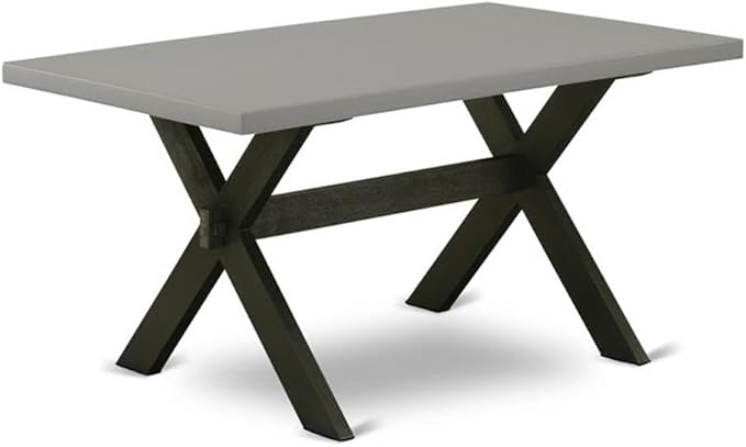 East West Furniture XT696 X-Style Mid-Century Modern Dining Table by EastWestFurniture