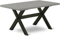 East West Furniture XT696 X-Style Mid-Century Modern Dining Table by EastWestFurniture