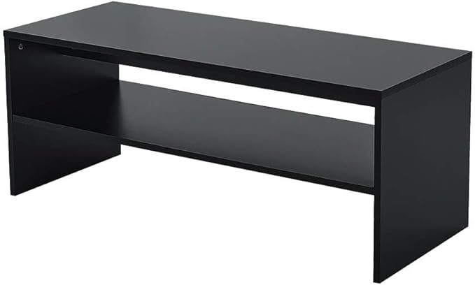 Panana 2-Tier Coffee Table Simple Couch Sofa Side End Table Tea Accent Table - Image 4