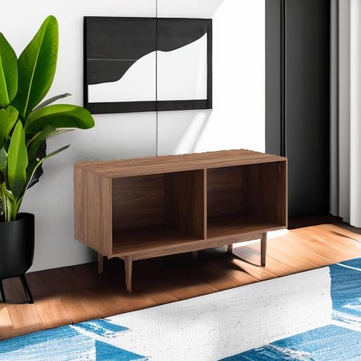 Crosley Furniture Liam Medium Vinyl Record Storage TV Stand and Entertainment - Image 2