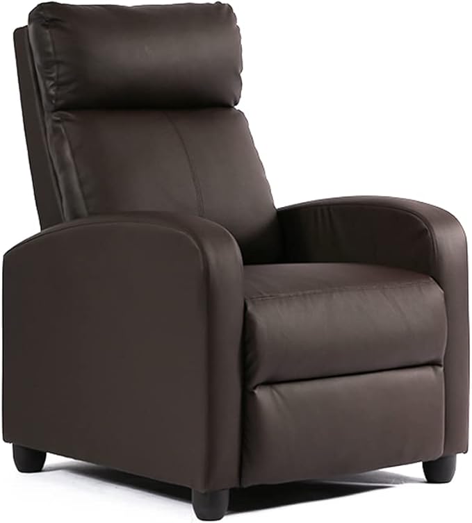 BestMassage | Recliner Chair | No Massage Function | Pu Brown | by BestMassage%C2%AE