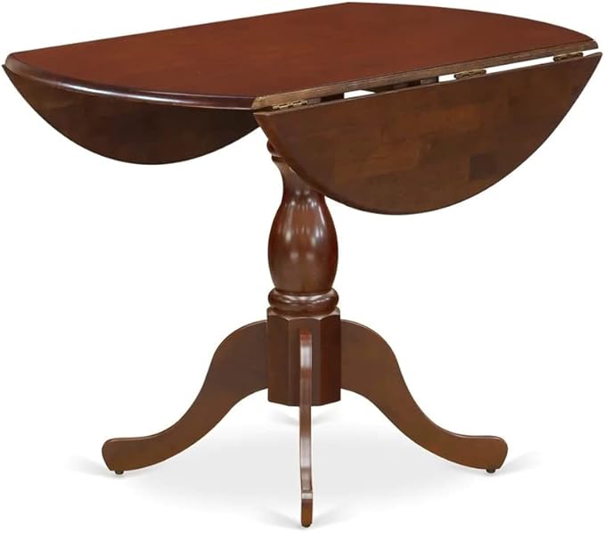 East West Furniture DMIP5-MAH-C 5 Piece Kitchen Table & Chairs Set Includes a - Image 6