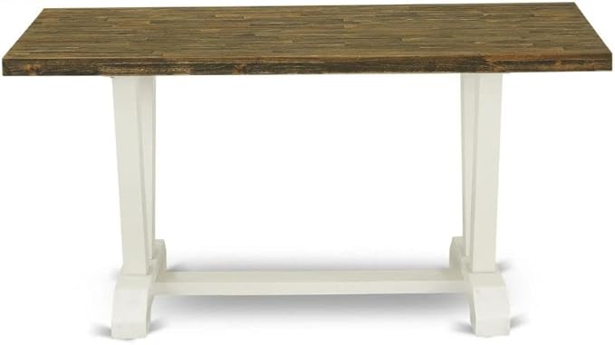 East West Furniture VT076 V-Style Modern Dining Table - Image 2