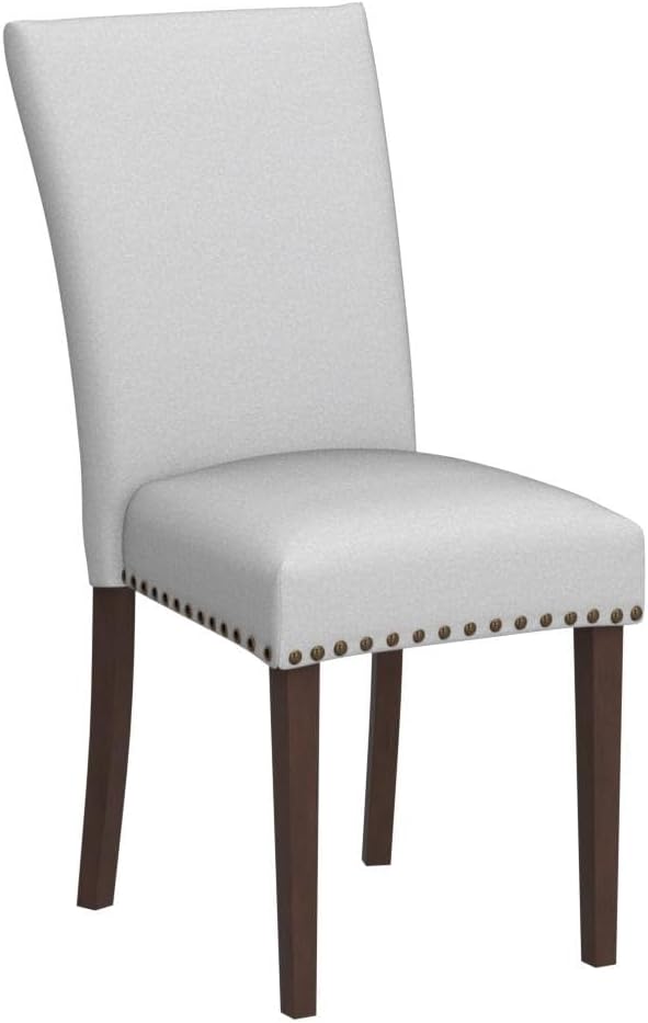 COLAMY Upholstered Parsons Dining Chairs Set of 4, Fabric Dining Room Kitchen - Image 5
