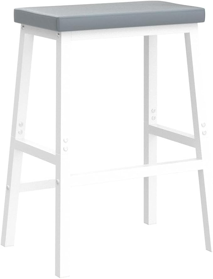 HOOBRO Bar Stools, PU Leather Upholstered Breakfast Stools, Easy Assembly - Image 5
