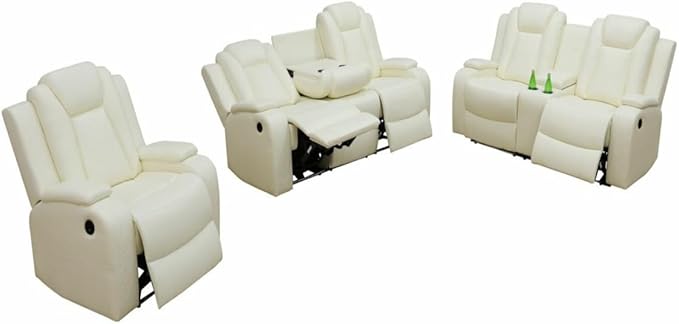Electric Power Recliner Chair/Loveseat/Sofa Living Room, Comfy Home Theater - Image 6