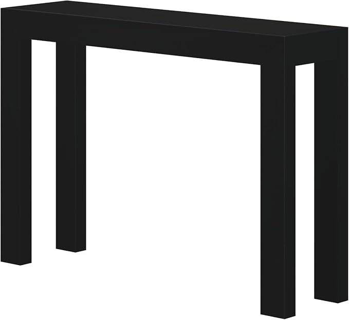 Plank+Beam Modern Solid Wood Console Table, 46.25 Inch, Sofa Table, Narrow - Image 4