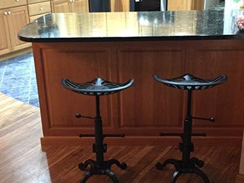 LOKKHAN Rustic Industrial Bar Stool - Image 10