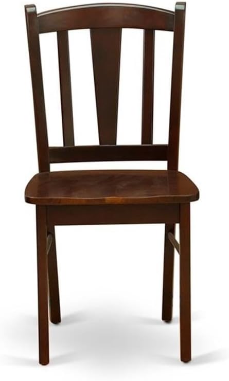 East West Furniture HLDL3-MAH-W 3 Piece Kitchen Table Set - Image 8