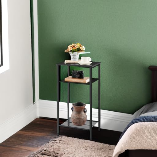 Hoctieon 3 Tier End Table, Telephone Table, Tall Side Table - Image 6