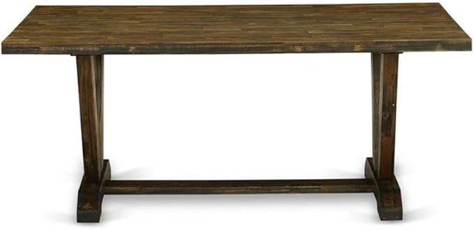 East West Furniture VT777 V-Style Dining Room Table - Image 3