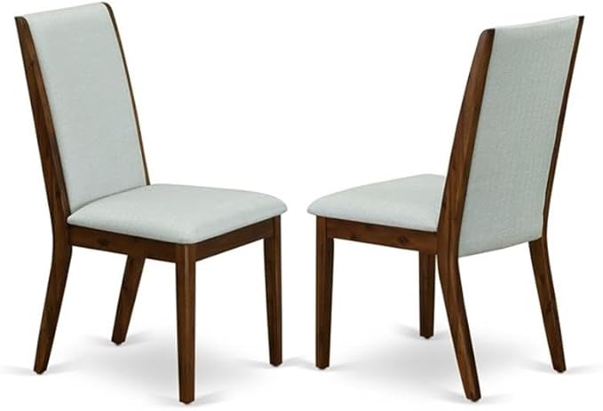 East West Furniture ANLA3-AWA-05 3 Piece Dining Set Includes a Round Kitchen - Image 7