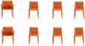 Manhattan Comfort Paris 8-Piece Leather Dining Chair and Armchair Set, by ManhattanComfort