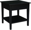 IC INTERNATIONAL CONCEPTS Solid Wood Spencer End Table by InternationalConcepts