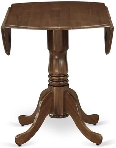 East West Furniture DLEL3-AWA-05 3 Piece Kitchen Table & Chairs Set Consist of - Image 6