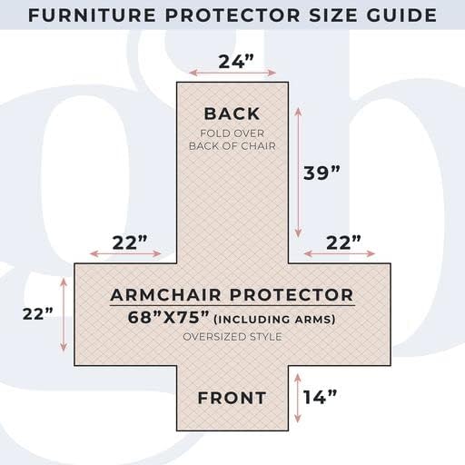 Medallion Stitched Solid Furniture Protector Stain Resistant Durable Furniture - Image 3